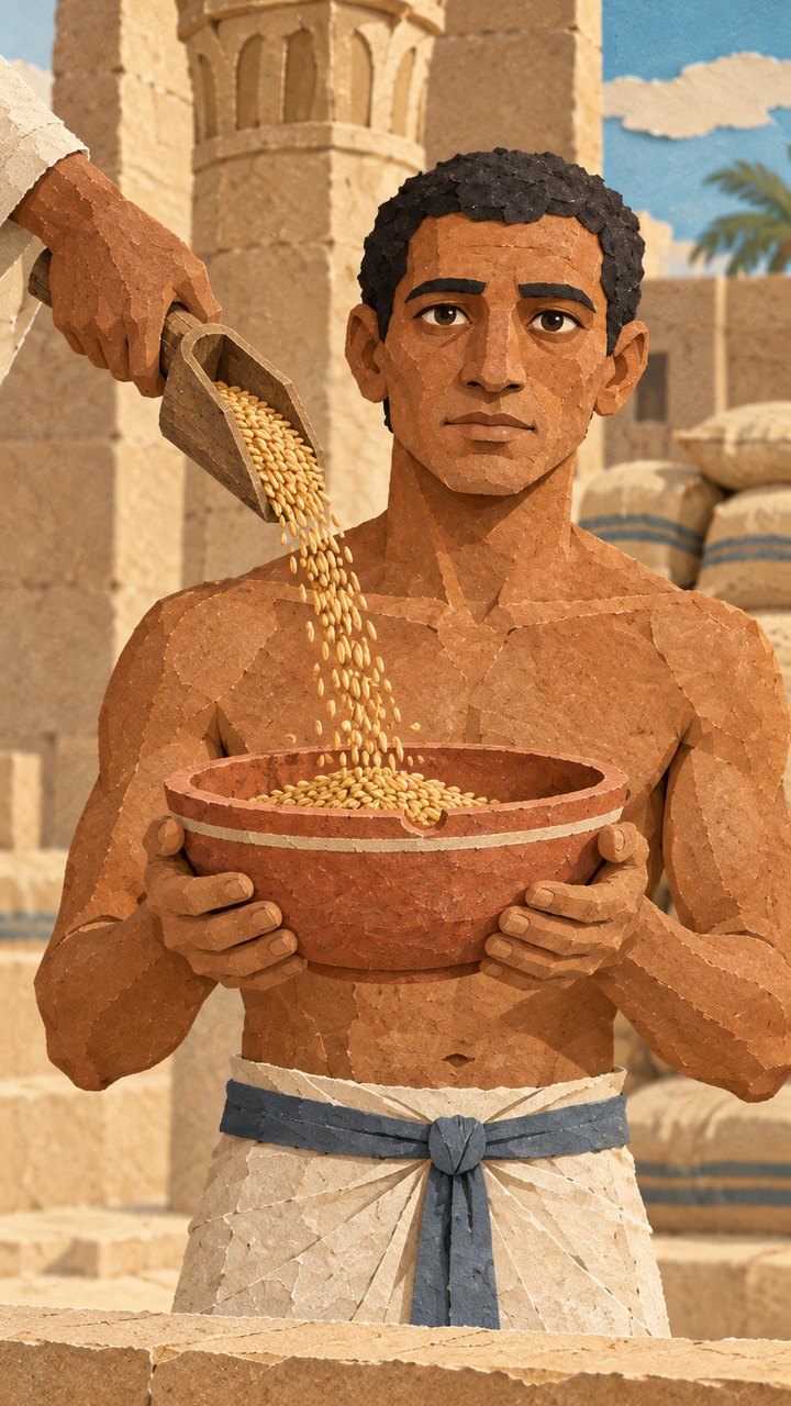 Grain arrives